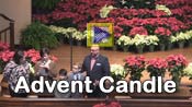 Lighting the Advent Candle of Joy at Asbury Memorial Church, December 15, 2019