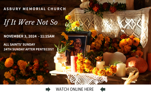 The Online worship service from Asbury Memorial Church, Savannah, GA